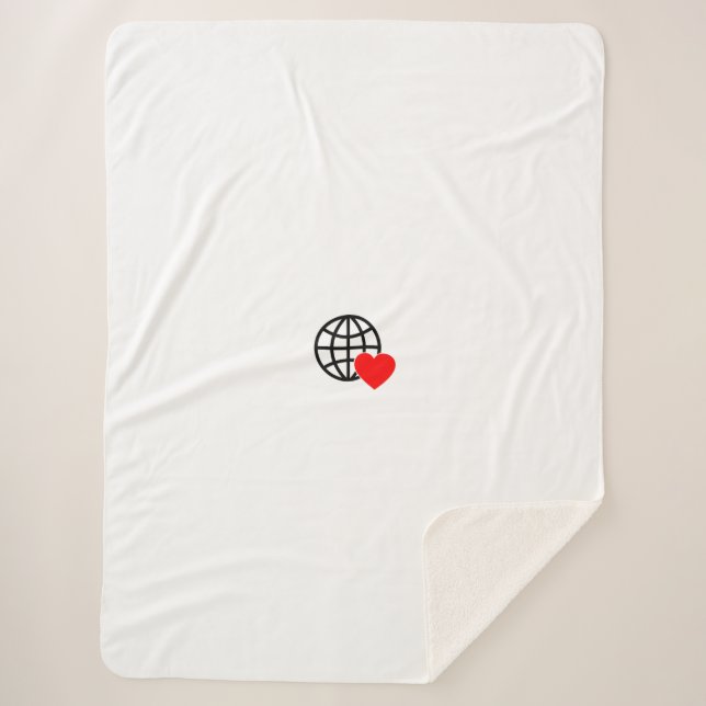 Cobertor personalizado sherpa | Presente de Fleece (Frente)