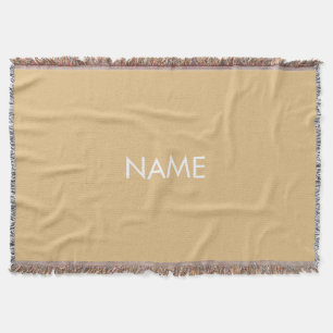 Cobertor Personalizar com o nome, o camelo minimalista de t