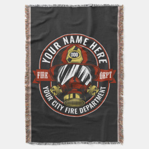 Cobertor Personalizar o NOME do Emergência de Fogo de Más