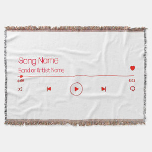 Cobertor Personalizável Sua Música Favorita