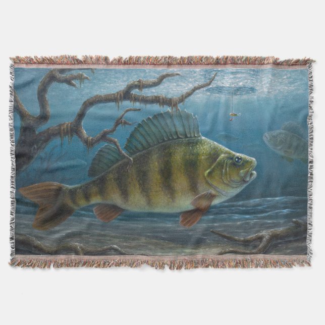 Cobertor Pesca no Gelo de Perca (Frente)