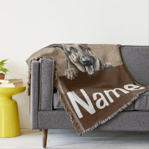 Cobertor Pet De Cachorro De Elevação Do german shepherd