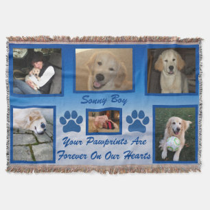 Cobertor Pet Photo Rainbow Bridge "Your Pawprint"