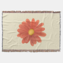 Cobertor Petals in Motion – Vibrant Flower Graphic