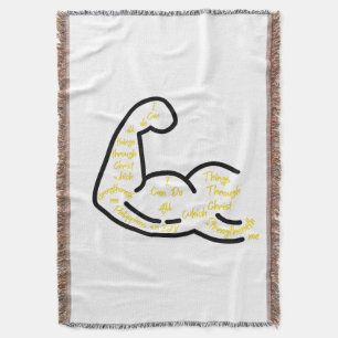 Cobertor Philippians 4:13 KJV Bíblia Verse