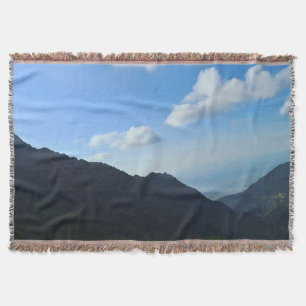 Cobertor Picos do Céu Azul dos Cárpatos – Arte Montanhosa d