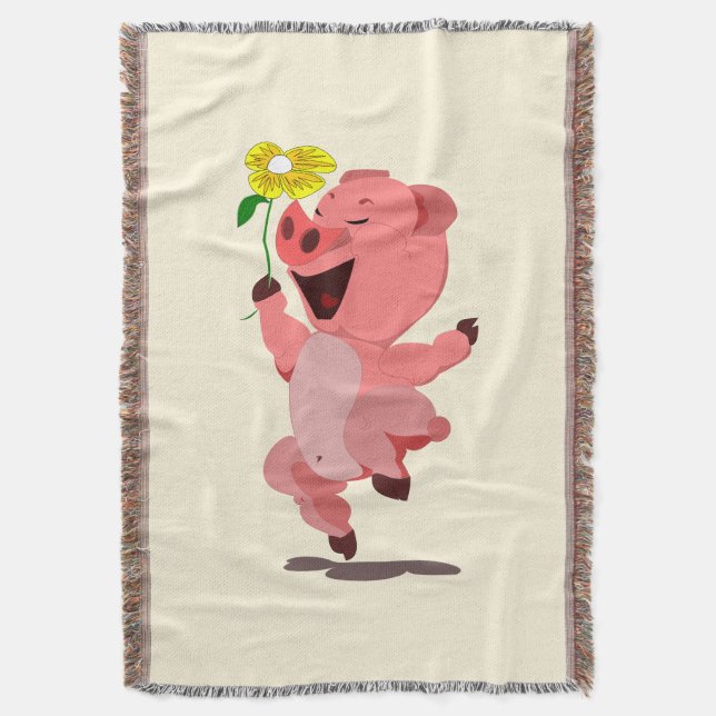 Cobertor Piglet Throw Blanket (Frente Vertical)