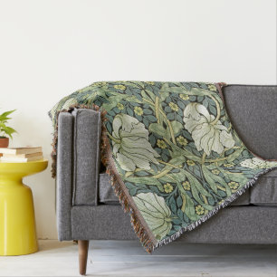 Cobertor Pimpernel Floral Pattern William Morris