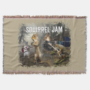 Cobertor Pincel de Esquilo - banda de rock engraçado