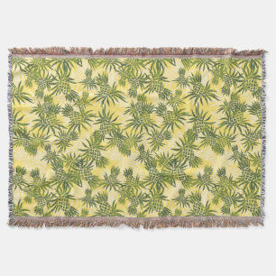 Cobertor Pineapple Camo Hawaiai Throw Blanket