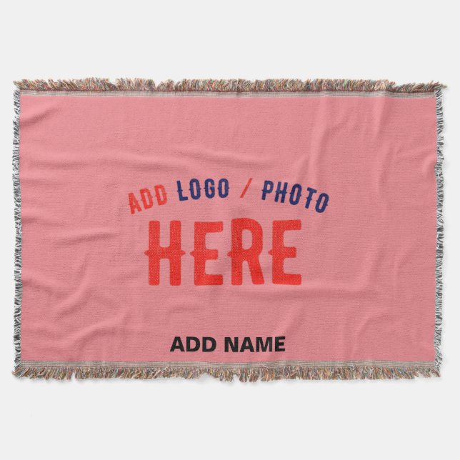 Cobertor PINK DE SALMÃO PERSONALIZADO MODERNO DE na moda VE (Frente)
