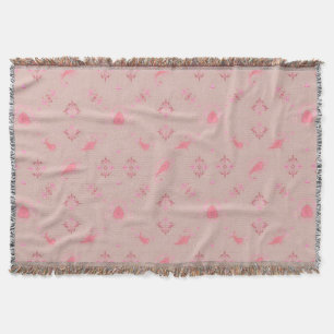 Cobertor Pink Paisley Pattern