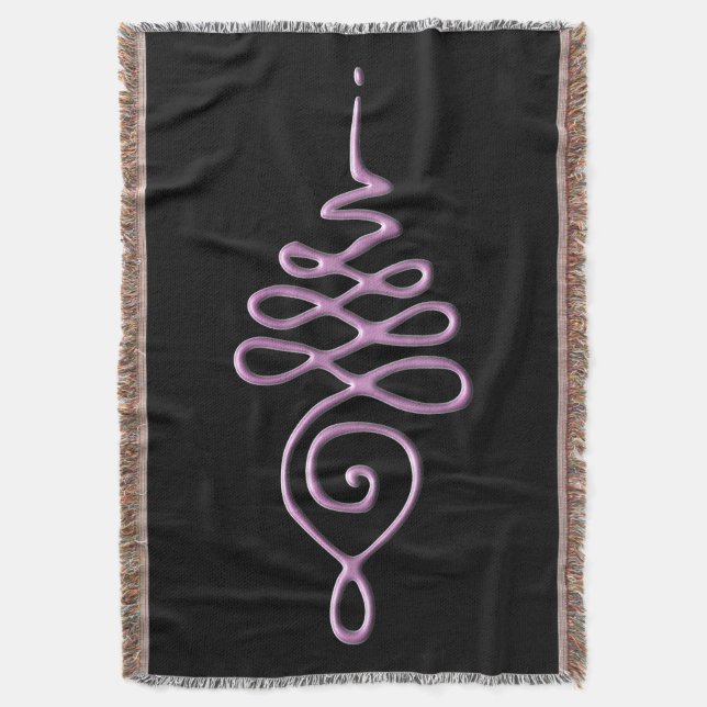 Cobertor Pink Unalome  (Frente Vertical)