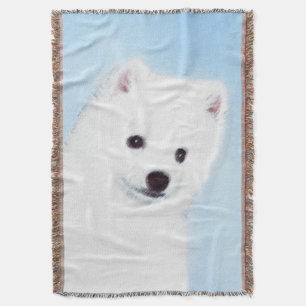 Cobertor Pintura de Cão no Esquimó Americano - Arte de C