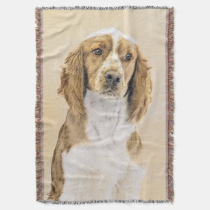 Cobertor Pintura do Welsh Springer Spaniel - Arte Original