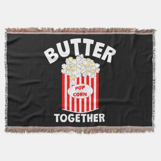 Cobertor Pipoca de Filme BUTTER Juntos (Frente)