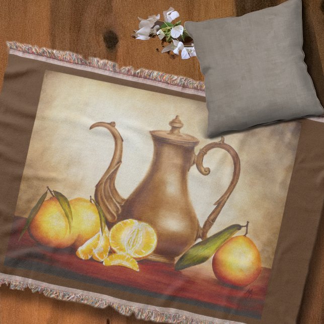 Cobertor Pitcher com Laranjas (Criador carregado)