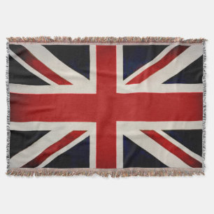 Cobertor PixDezine Union Jack/Cor Vintage