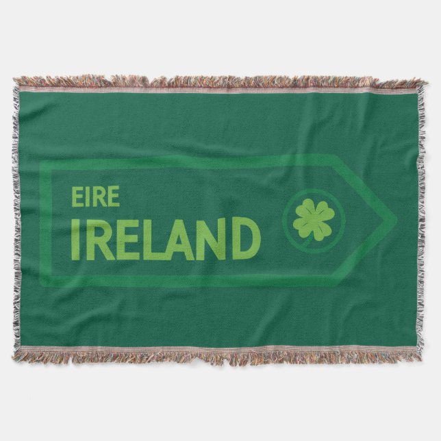 Cobertor Placa de Estrada da Irlanda (Frente)