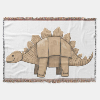 Cobertor Plaid Décoratif avec Adorable Dinosaure Cartoon