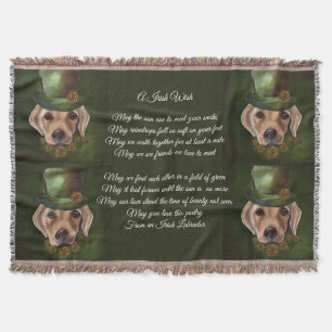 Cobertor Poesia do Labrador Retriever