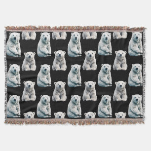 Cobertor Polar Bear Animal Pattern Design