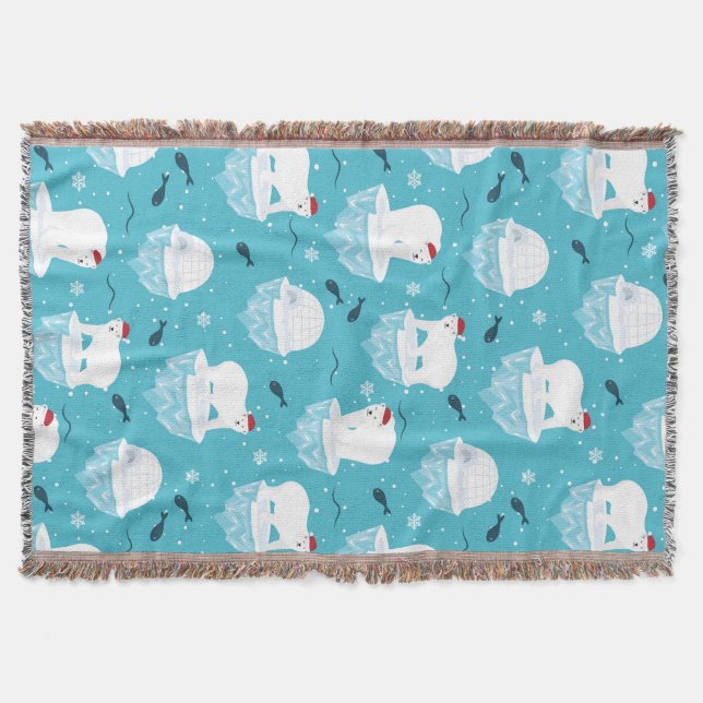 Cobertor Polar Bear Party (Frente)