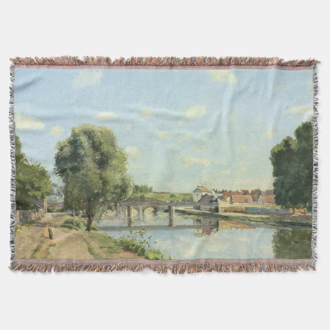 Cobertor Pont Du Chemin De Fer Camille Pissarro (Frente)