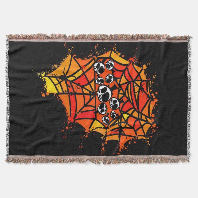 Cobertor Pontas de aranha | Aranhas (Frente)