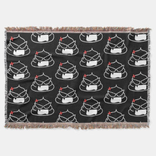 Cobertor Poop zangado - Brootsch, o PooPoo