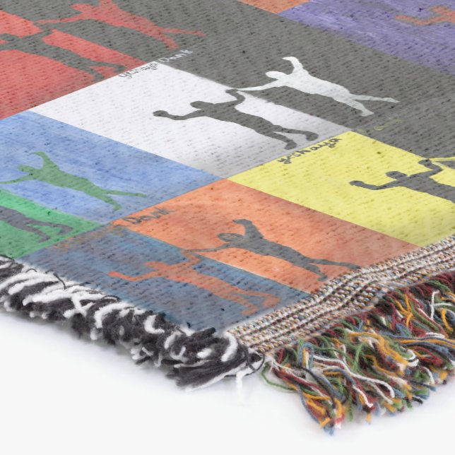 Cobertor Pop art no.1 by Yeshaya Dank - unity & harmony (Canto)