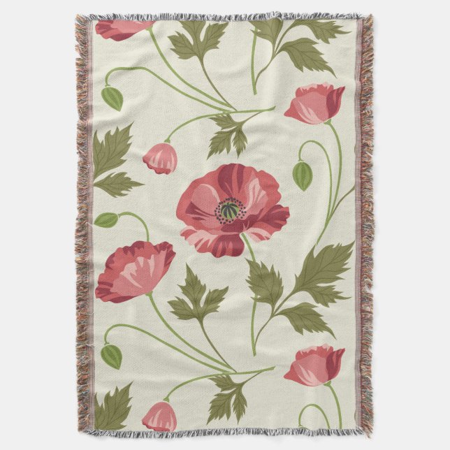 Cobertor Poppy Meadow (Frente Vertical)