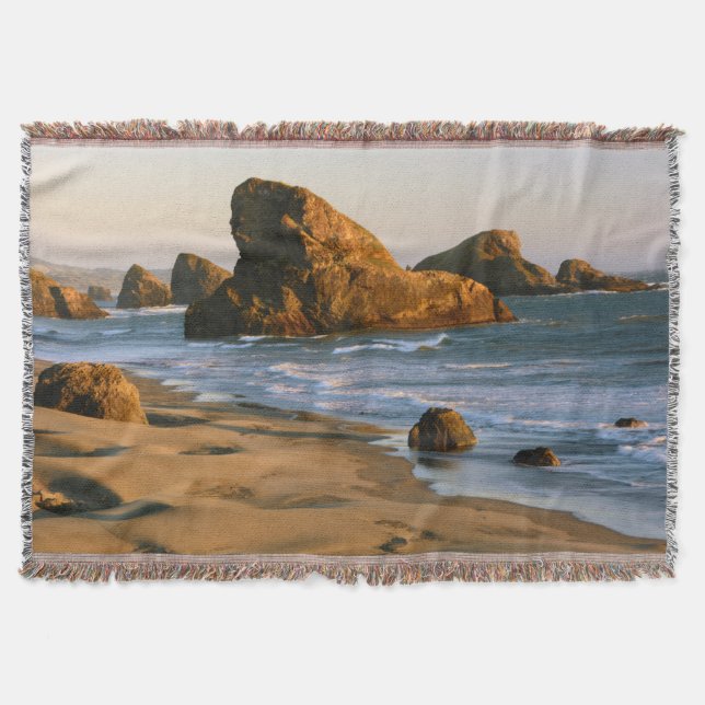 Cobertor Pôr do sol, Meyers Beach, Oregon, EUA (Frente)