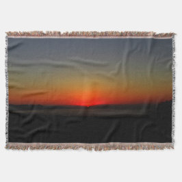 Cobertor Pôr do sol na água
