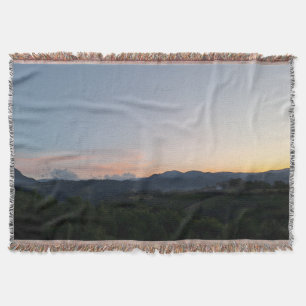 Cobertor Pôr do Sol nos Cárpatos – Fotografia de Montanha d