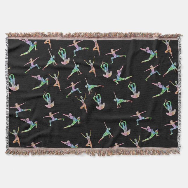 Cobertor Posições do Yoga (Frente)