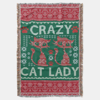 Cobertor Presente de Natal de Lady Sweater de Gato Feio