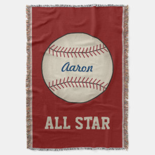 Cobertor Presente em Aberto Personalizado do Baseball Espor
