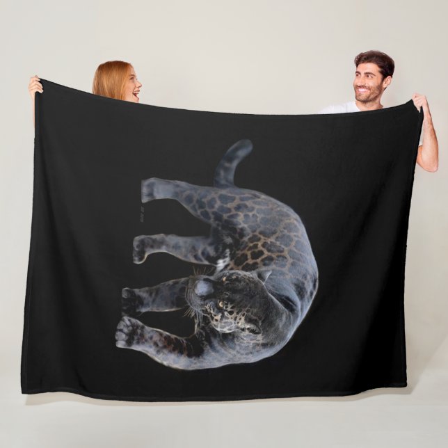 cobertor preto de velo preto de Jaguar Diablo (In Situ)