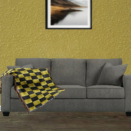 Cobertor Preto-IV com Painel Dourado