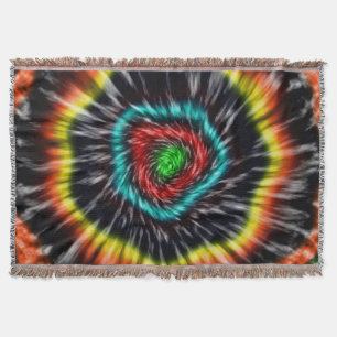 Cobertor Preto Opala Tie Dye,  