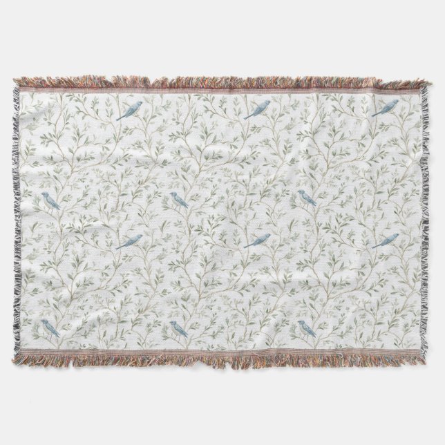 Cobertor Pretty Blue Birds   (Frente)