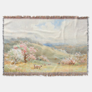 Cobertor Primavera de Vintage por Joseph Rubens Powell