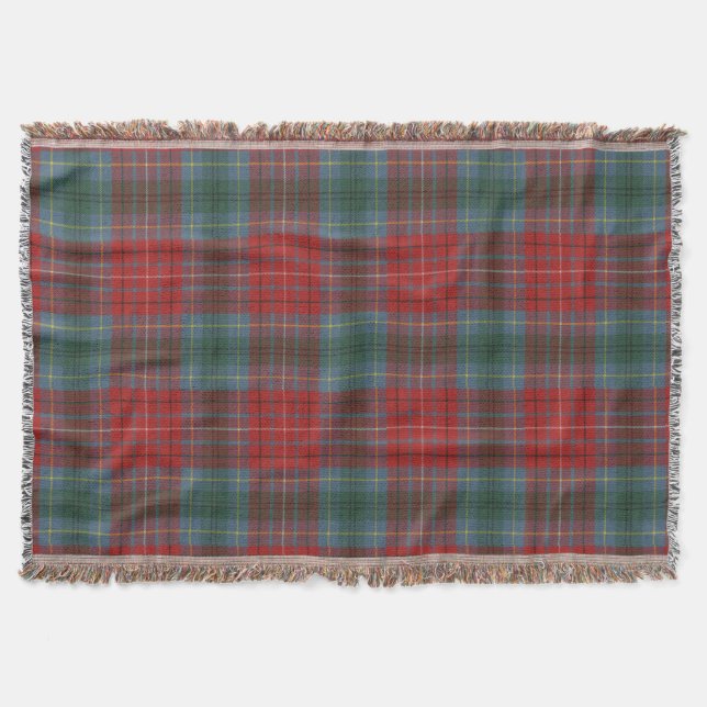 Cobertor Província da Colúmbia Britânica Original Tartan (Frente)