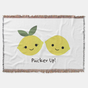 Cobertor Pucker, Cute Kawaii Lemons