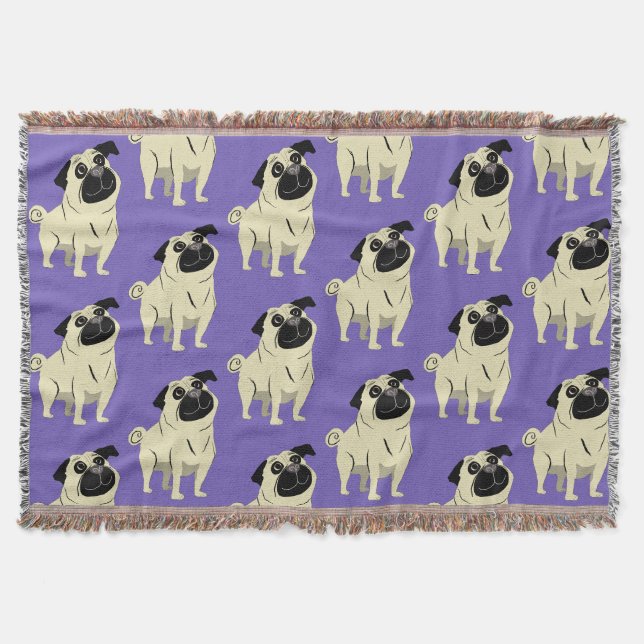 Cobertor Pug (Frente)