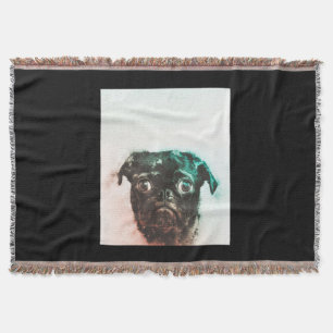 Cobertor Pug Watercolor Cachorro Cachorro Cachorro