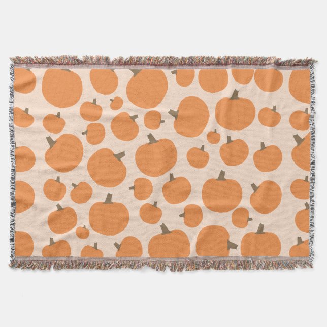Cobertor Pumpkin Pattern (Frente)