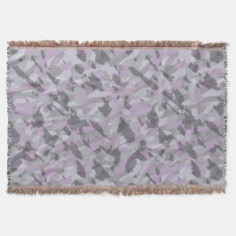 Cobertor Purple Camo abstract