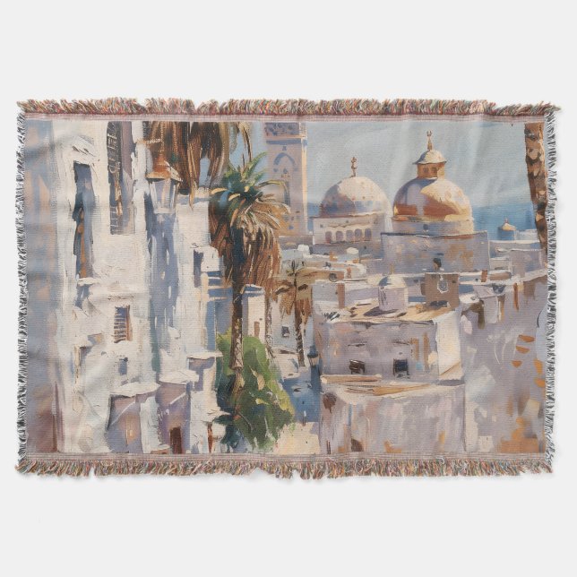 Cobertor quadro impressionista de Tuni (Frente)